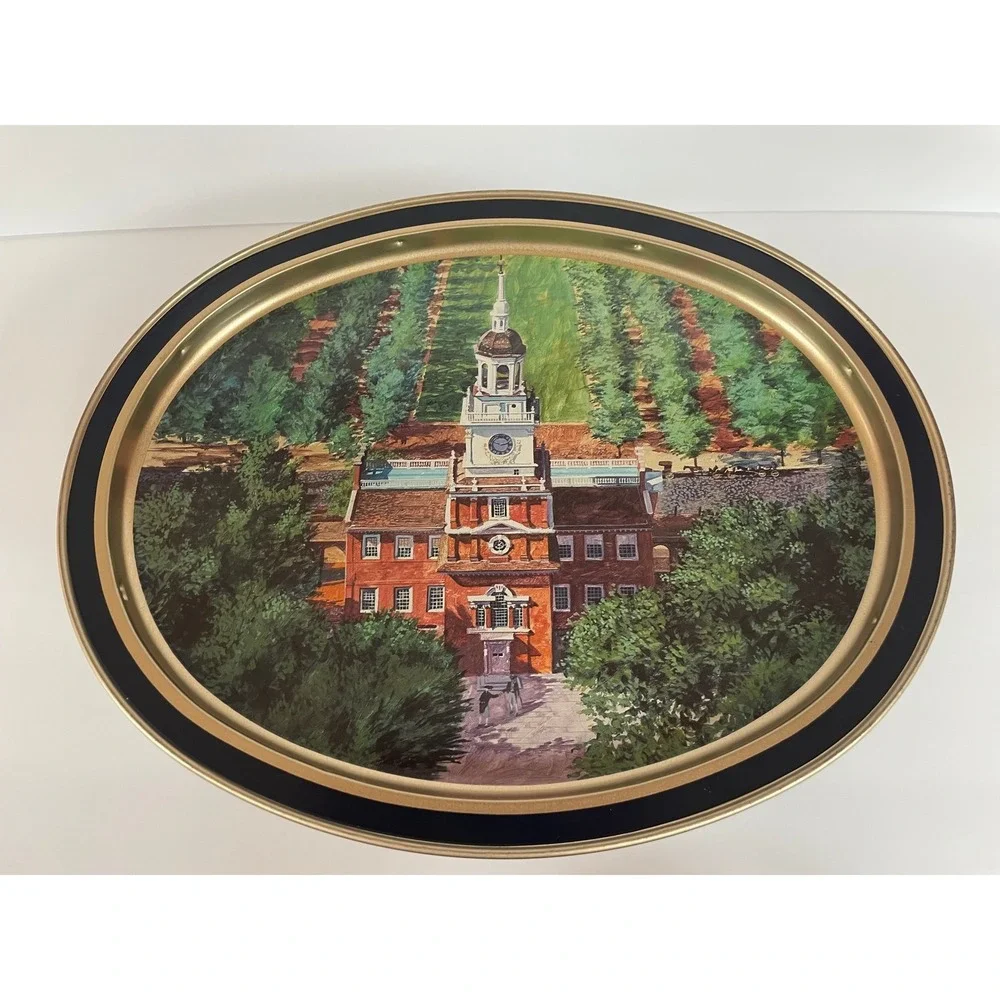 1987 Sunshine Biscuits Limited Edition Tin Signing of Constitution Americana